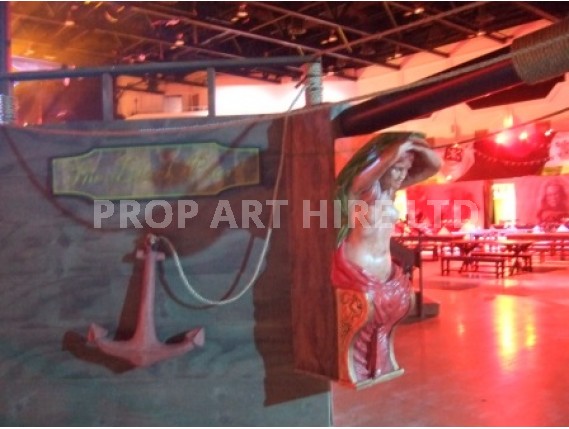 Pirate ship dance floor